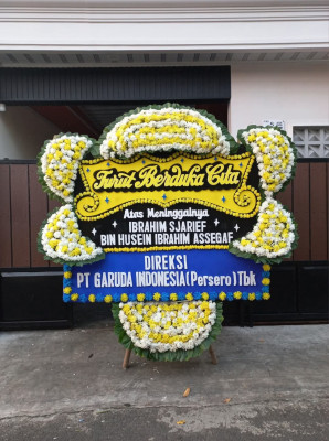 Papan Bunga Duka di Data Mansiang
